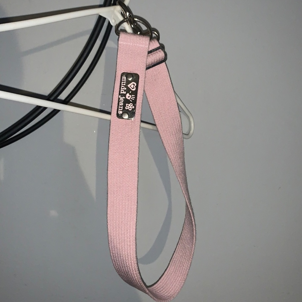 Mudd- Light Pink Denim Belt